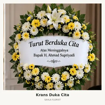 Krans Bunga Duka Bangka Selatan